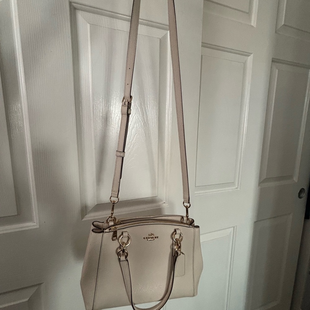 Coach Beige Crossbody Bag
